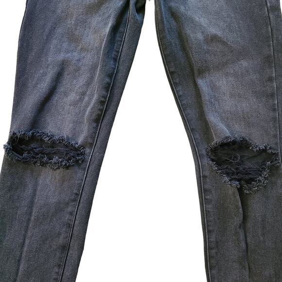 PISTOLA Keaton Distressed Straight Leg Busted Knee Jeans Black P6430FBK-TAU ‎ 24 - Picture 8 of 16